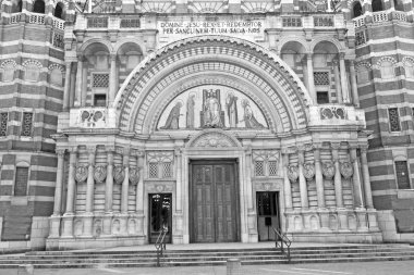 kapı westminster cathedral Londra england eski yapılar