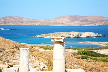 Delos sitesinde Tapınak