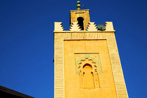 Historie náboženství Afriky maroc a modrá obloha — Stock fotografie