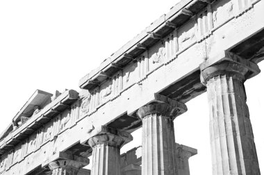 tarihsel Atina'da Yunanistan eski mimari ve historica