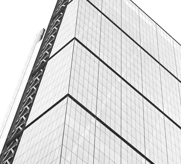 Novo edifício em Londres arranha-céus distrito financeiro e janela — Fotografia de Stock