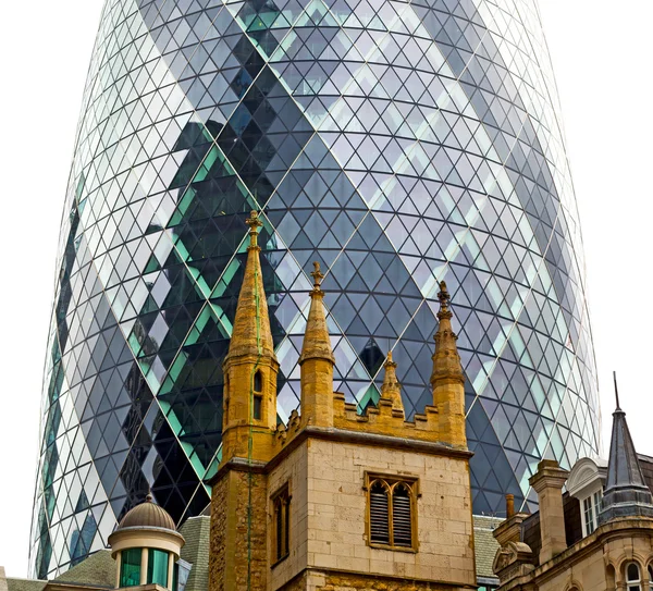 ロンドンの超高層ビル街の新しい建物、 — ストック写真