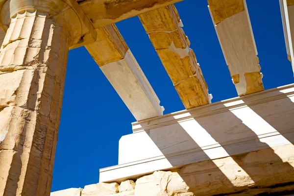 Parthenon and  historical   old architecture place — Stock Photo, Image