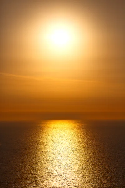 I santorini Grekland solnedgång och sky Medelhavet röda havet — Stockfoto