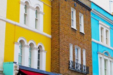 Londra'daki Notting hill alan İngiltere'de eski banliyö ve antika