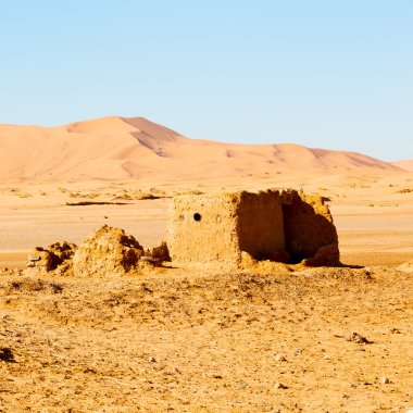 Sahara Afrika Fas palm eski inşaat ve onun