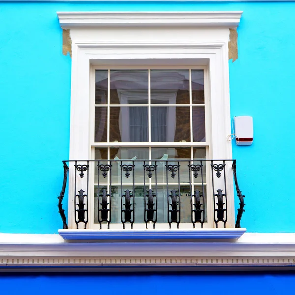 Notting hill in london england old suburban and antique     wall — Stock Photo, Image