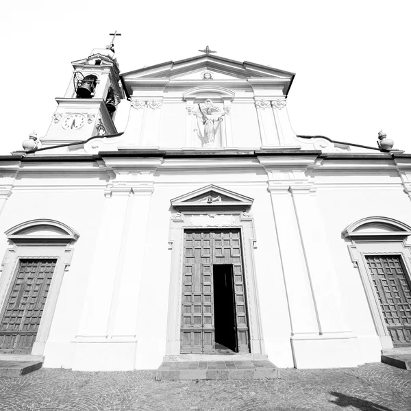 Arquitectura antigua en italia Europa milan religión y la luz del sol —  Fotos de Stock