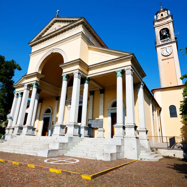 Kolumna starej architektury w Europie Włochy Mediolan religii i — Zdjęcie stockowe