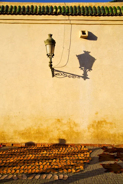Street lamp old construction in — Stock Photo, Image