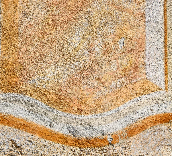 Mattone passo incrinato in Italia vecchio muro e materiale texture t — Foto Stock