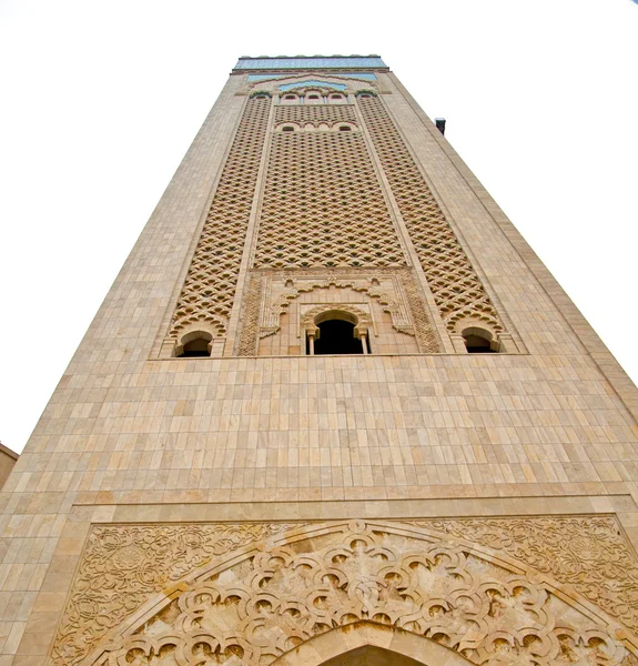 Musulmano in moschea il simbolo della storia marocco africa minare — Foto Stock