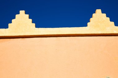 Fas eski duvar ve tuğla  