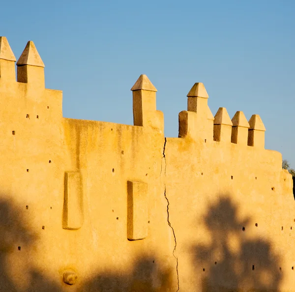 Stavební pozemek Maroko a historie na obloze — Stock fotografie
