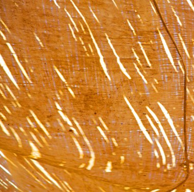 Fas soyut bambu çatı Afrika gökyüzünde