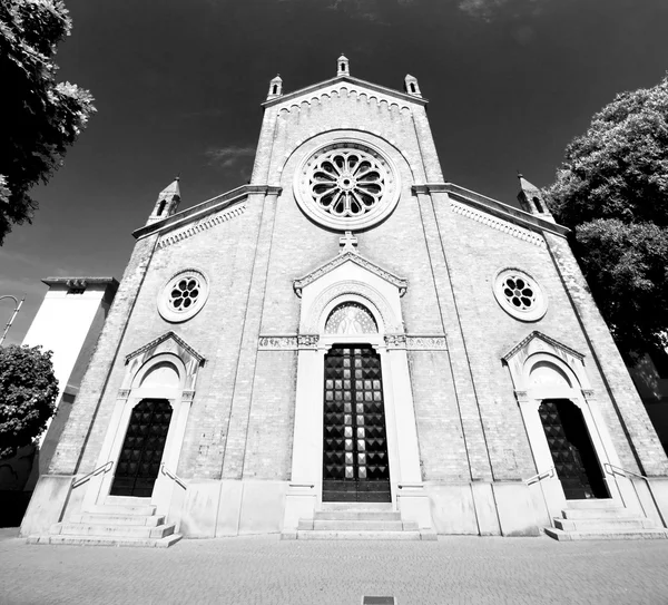 Vakker gammel arkitektur i Italia Milano religion og – stockfoto