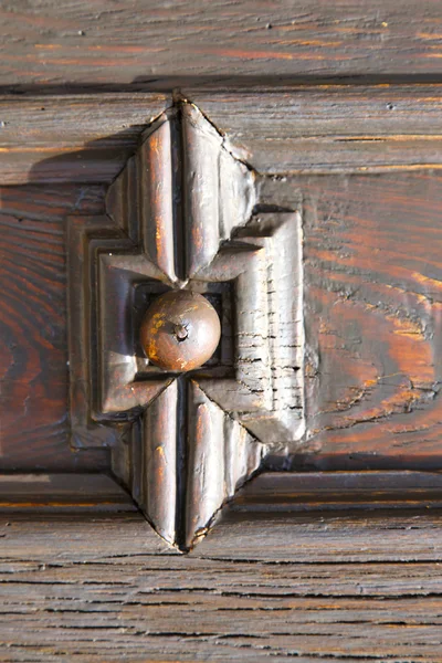 Door abstract    in italy   lombardy — Stock Photo, Image