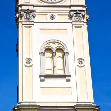  Saat Kulesi İtalya bina Avrupa eski taş ve çan