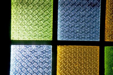 Fas Afrika pencere ve ışık colorated