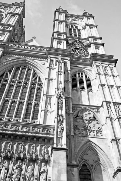 Catedral de Westminster en Londres Inglaterra antigua construcción y — Foto de Stock