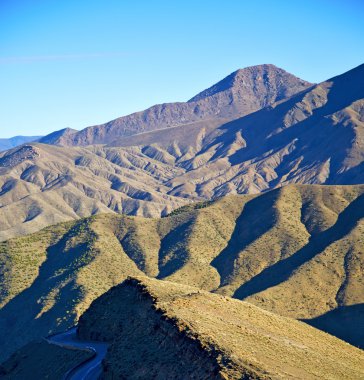 içinde zemin Afrika Fas bush kuru atlas dağ