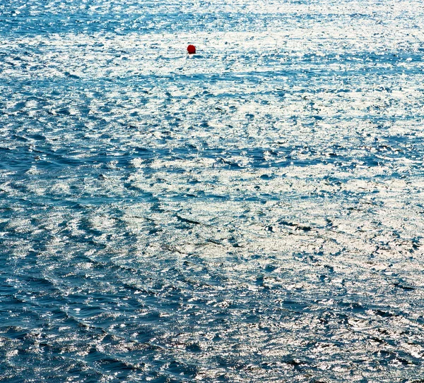 Foam and froth in the sea of mediterranean greece — Stock Photo, Image