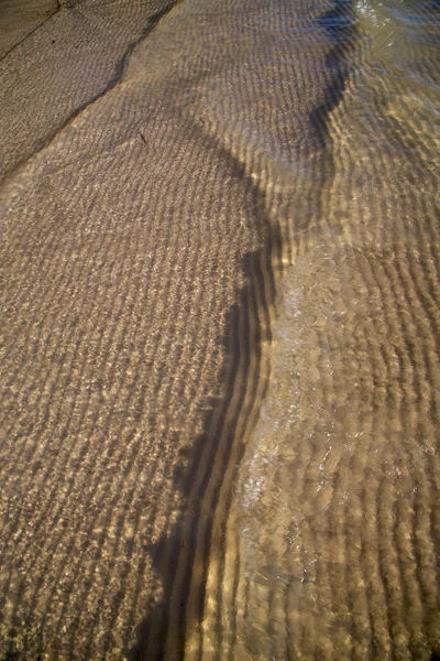 Areia e o mar de porcelana tailandês — Fotografia de Stock