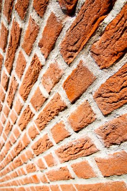 Adım tuğla duvar eski İtalya içinde soyut ve malzeme inci doku