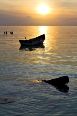 Asya kho phangan defne Isle günbatımı güneş Tayland   