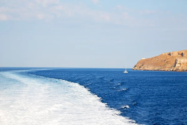 Dal mare e dal cielo nel Mediterraneo — Foto Stock