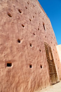 Fas Afrika eski çini ve pembe çizgi