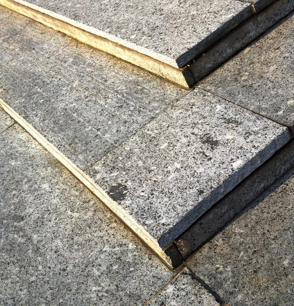 En turbigo calle varese pavimento abstracto de una acera y mar —  Fotos de Stock