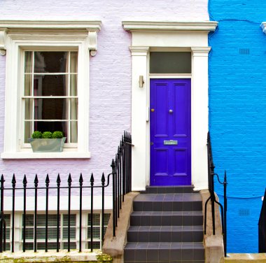 aşk engel tanımaz Londra england eski banliyö ve antika duvar