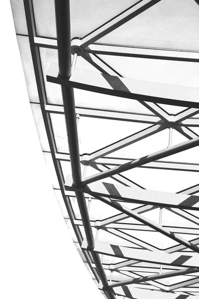 Абстрактний метал в англійському лондонському залізничному сталі і фоні — стокове фото