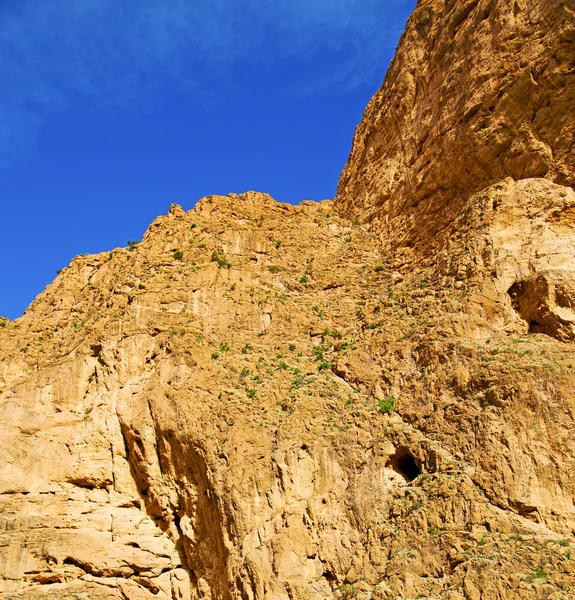 En todra africa marocco l'atlas montagne sèche — Photo