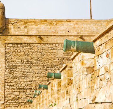  eski inşaat Afrika Fas ve Kulesi yakınındaki tuğla 