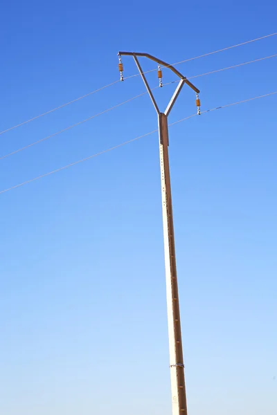 Polo di utilità in Africa energia marocco e — Foto Stock