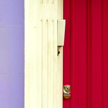 Londra'daki Notting hill alan İngiltere'de eski banliyö ve antika  