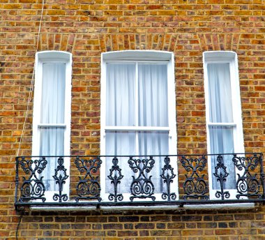 Londra'daki Notting hill alan İngiltere'de eski banliyö ve tuğla