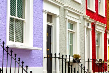 Notting hill bölgesinde Londra İngiltere ve antika     