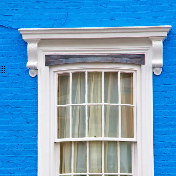 Notting hill in london england old suburban and antique     wall — Stock Photo, Image