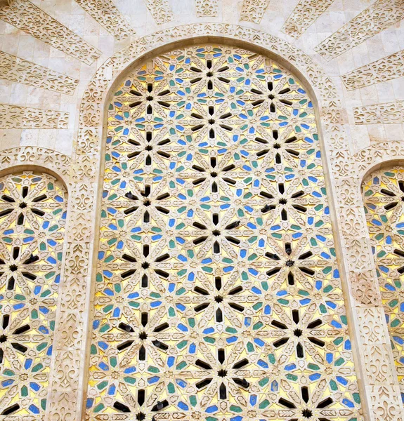 Marmo storico in antico edificio porta in stile marocco — Foto Stock