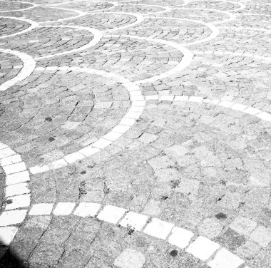 Adım tuğla duvar eski İtalya ve doku malzeme t kırık