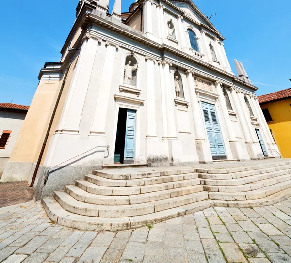 Arquitectura medieval antigua en italia europa milan religion a — Foto de Stock