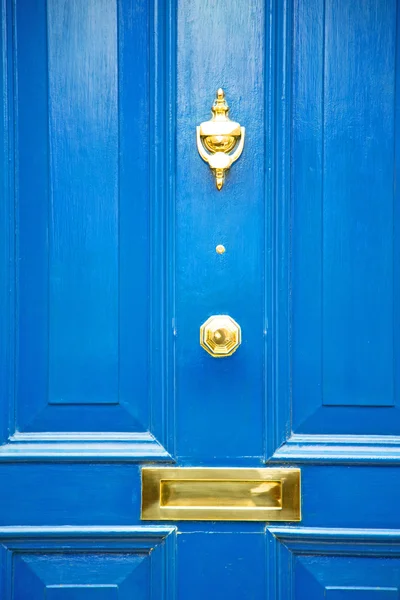 Punho azul na luz antiga de Londres — Fotografia de Stock