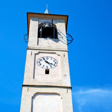 anıt Saat Kulesi İtalya Avrupa eski taş ve çan