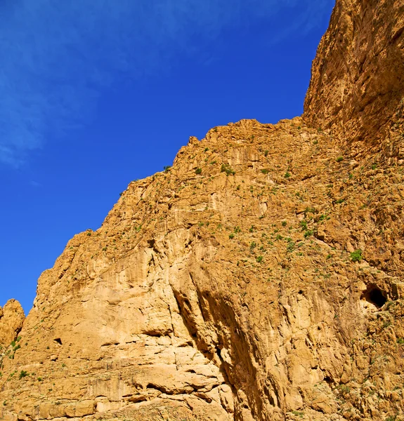 En todra africa marocco l'atlas montagne sèche — Photo