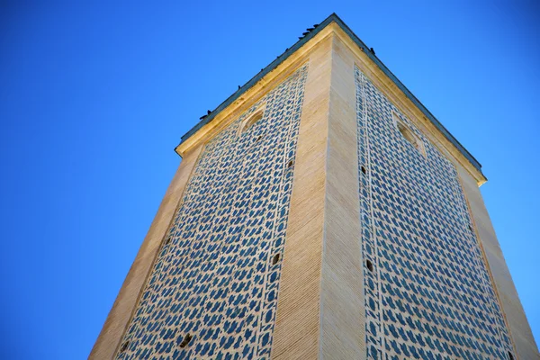 Símbolo da história muçulmana na religião minarete e — Fotografia de Stock