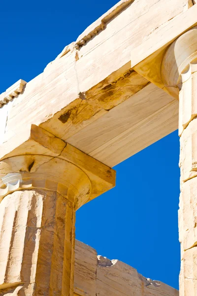 En Grecia la antigua arquitectura partenón —  Fotos de Stock