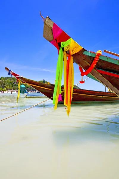 Asia la isla de la bahía de kho tao playa blanca china ancla de mar —  Fotos de Stock